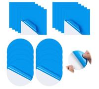 Rustines réparation piscine PVC - 20 pièces, autocollantes, kit patch - Convient pour piscines, objets gonflables Étiquette