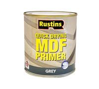 Rustins Apprêt Rapide pour MDF à Base d'Eau, Gris, 250ml