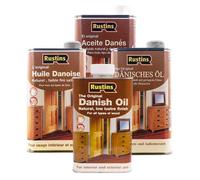 Rustins L'huile danoise claire originale pour tous les types de bois - extérieur et intérieur - 1 l - 14 m²