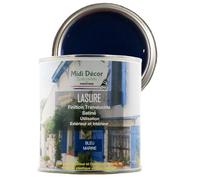 Rustins peinture à l'eau lasure, mate, pour tous types de bois et métaux intérieurs et extérieurs - 7 m² (500 ml, Bleu marine)