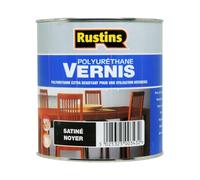 Rustin's - Vernis Intérieur Polyuréthane Noyer Satiné de Haute Qualité 500 ml - 7 m² (POSW500FR)