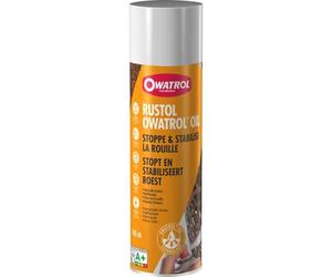RUSTOL OWATROL OIL SPRAY 500 ML STOPPE & STABILISE LA ROUILLE 3297970307278 ANTI-ROUILLE RENOVER FER METAL AEROSOL ANTIROUILLE MECANIQUE BRICOLAGE MAISON OUTILS JARDIN MOTO COMASOUND KARTEL CSK ONLINE
