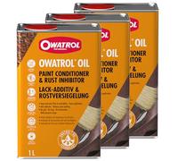 RUSTOL-OWATROL Pack de 3 Antirouille incolore 1L