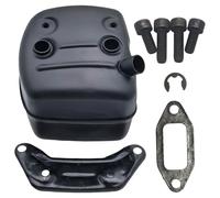 RUURUU 544029501 - Kit de silencieux d'échappement pour Husqvarna 362 365 371 372 372XP 385 390XP 503765301 - Vis de support pour joints de silencieux