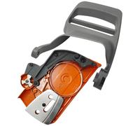 RUURUU Couvercle d'embrayage et protection de poignée avant pour tronçonneuse Husqvarna 340, 345, 350, 353 - Compatible avec OEM 503850901, 537 10 78 01, 537107801