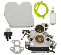 RUURUU Kit de Carburateur avec Zama C1T-W33C pour Husqvarna 235 235E 236 236E 240 240E McCulloch CS340 CS380 Remplacement