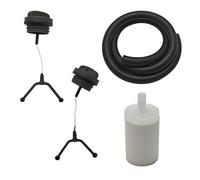 RUURUU Kit de ligne de filtre de réservoir d'huile et de carburant pour tronçonneuse Husqvarna 346, 345, 340, 350, 351, 353 - OEM 531300354