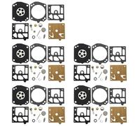 RUURUU Kit de réparation de carburateur 5 pièces pour Husqvarna 351, 350, 346, 359, 357, 357XP pour ECHO CS5000, CS5500, CS6700 | pour Walbro K22-HDA