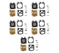 RUURUU Kit de réparation de carburateur 5 pièces pour tondeuse Stihl FS46, FS55, FC55, FC75, HL75, FS75, FS80, FS85, HT70, HT75, HS75, HS80, HS85, BG75 - pour Zama RB-77