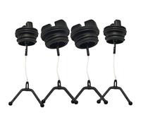 RUURUU Lot de 2 bouchons de réservoir de carburant et d'huile pour tronçonneuse Husqvarna 36/41/55/136/137/142/141/254/257 - Bouchons de carburant et d'huile de rechange pour une utilisation