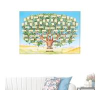 Ruwshuuk Arbres généalogiques à remplir, modèle familial compilable, décoration pour la maison, idéal pour parents, grands-parents, , garçons, amis