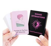 Ruwshuuk Les cartes des affirmations positives - 60 déclarations motivantes quotidiennes pour femmes - Produits spirituels pour l'estime de soi, le bien-être psychologique, les mères, les filles, la