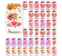 Ruwshuuk Lot de 50 cartes de bonbons pour en forme de vase, fournitures pour événements, cartes de vœux pour rendez-vous, couples, école, bureau, garçons et filles