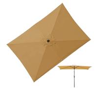 Ruwshuuk Remplacement De Parasol De Terrasse,Toile De Remplacement pour Parasol De Terrasse 2X3M - Housse Supérieure Renforcée pour Parasol Déporté, Jardin, Terrasse Et Extérieur