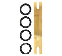Ruwshuuk Repose-pieds pour chaise haute pour bébé - Repose-pieds en bois pour siège | Accessoires pour antidérapants et ergonomiques pour l'alimentation des à la maison et à la salle à