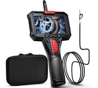 Ruycllo Caméra Endoscopique Industrielle avec Lumière - HD 1080P avec Tête Articulée Ø6,2mm 210°, Étanche IP67, Carte SD 32 Go Incluse - pour Mécanique Auto, Tuyauterie, Maintenance Technique