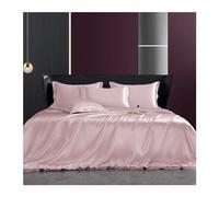 RUZGAR Drap Plat en Soie Lavée 170x230cm 230x250cm Drap de Dessus Luxueux et Rafraîchissant Draps de lit 2 Personnes Ultra Doux de Qualité Supérieure (Color : Pink, Size : 230x250cm)