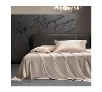 RUZGAR Drap Plat en Soie Lavée 170x230cm 230x250cm Drap de Dessus Luxueux et Rafraîchissant Draps de lit 2 Personnes Ultra Doux de Qualité Supérieure (Color : Gold, Size : 230x250cm)