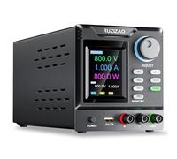 RUZIZAO Alimentation de Laboratoire 0-800V 0-1A Haute Tension Alimentation Laboratoire Programmable avec 4 Mémoires/OUTPUT/Encodeur/Verrouillage Alimentation Stabilisée avec Écran LCD Couleur/Logiciel