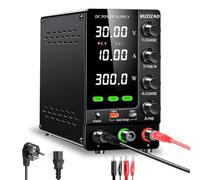 RUZIZAO Alimentation de Laboratoire 30V 10A Alimentation Laboratoire Réglable avec OCP/OVP/Interrupteur de Sortie/Encodeurs de Précision, Alimentation de Banc de Laboratoire avec 18W USB Charge Rapide