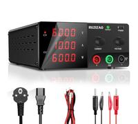 RUZIZAO Alimentation de Laboratoire 60V 10A 600W Haute Puissance Alimentation Stabilisée Réglable avec Output/Encodeur Bloc d'alimentation Laboratoire avec Sortie Stable pour Électronique/Laboratoire