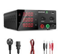 RUZIZAO Alimentation Laboratoire 30V 30A 900W Haute Puissance Alimentation Stabilisée Réglable avec OUTPUT et Encodeur, Bloc d'alimentation de Laboratoire Sortie Stable avec Affichage LED à 4 Chiffres