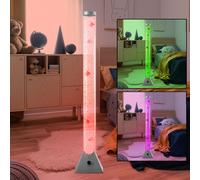 RVB LED lampadaire salon bulle d'eau colonne décoration poisson stand lampe