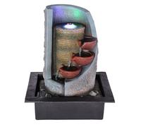 RVB LED lampe de table fontaine changement de couleur salon chambre à coucher noir gris jeu d'eau