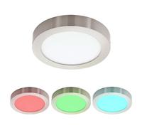 RVB LED plafonnier salon projecteur couloir lumière changement de couleur gradateur télécommande Eglo 78767