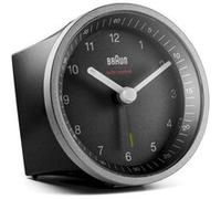 Braun BC07 - Réveil - rond - quartz - bureau - Silver/Black
