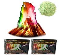 Rvtkak Mystical Fire Lot de 2 poudres de couleurs pour feu de camp, feu de camp changeant de couleur