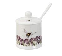 RW WN4091-XD Royal Worcester Wrendale Designs Flight of the Bumble Bee Pot de conservation avec cuillère en céramique
