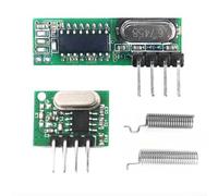 RX470-4 WL102-341 Kit de module récepteur et émetteur RF superhétérodyne 433 MHz, télécommande sans fil pour alarme de porte de garage intelligente pour contrôle d'accès, RX470-4 WL102-341