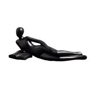 Rxgiasup Sculpture abstraite de femme en résine - Décoration d'intérieur pour étagère de livres et bureau - Sculpture moderne