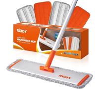 RXIDY balai à sol 45cm balai professionnel 4 pads & raclette à vitres