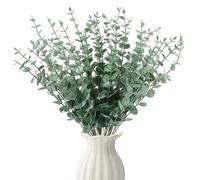 RXKFIGX 30Pcs Eucalyptus Artificiel,Tiges d'Eucalyptus,Branches D'eucalyptus Artificielle,Feuilles d'Eucalyptuses, Branches de Plantes artificielles d'eucalyptuses séché pour Bouquet,Fête de Mariage