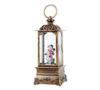 RXMORI Lanterne de Noël en Forme de Boules à Neige, Lanterne Lumineuse à Eau avec Paillettes Tourbillonnantes, Arbre de Noël, Père Noël et Bonhomme de Neige pour la (Appeler le