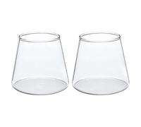 RYHMHA Fujiyama Lot de 2 verres à whisky japonais en cristal pour whisky, cognac, scotch, cocktail, rhum, bière (bleu)