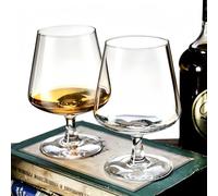 RYHMHA Lot de 2 verres à brandy Snifter, verres à cognac en cristal 15oz, paire de verres à liqueur, idéal pour cocktail au whisky, bière et boissons pour fêtes à domicile, anniversaires, mariages