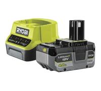 Ryobi Pack batterie RC18120-140X 18 V ONE+ 4,0 Ah + chargeur