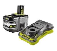 RYOBI - 1 batterie lithium+ 18V ONE+ 9 0 Ah High Energy et 1 chargeur ultra rapide 5 0 A - RC18150-190