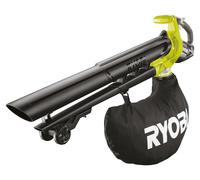 RYOBI 18 V ONE+ Aspirateur-souffleur à batterie sans balais, modèle OBV18, avec fonction souffleur