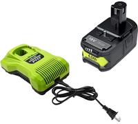 Ryobi 18V Lithium-Ion, capacité 6,0Ah, chargeur inclus, 1 6Ah 1 chargeur