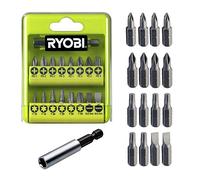 RYOBI - Coffret 17 Embouts Vissage - RAK17SD - Boîte Présentoir, Essentiels