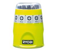 Ryobi "Set d''embouts RAK10SD, 10 pièces, Set d''embouts de vissage"