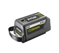 RYOBI Batterie 36V MAX POWER 6,0 Ah RY36B60B - Batterie Lithium+ IntelliCell™, Compatible Tous Outils 36V, pour Tondeuse, Souffleur, Taille-Haie, Tronçonneuse et Entretien des Moyens et Grands Jardins