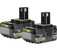 RYOBI - Batterie lithium-ion 18 V ONE+ 5,0 Ah - compatible avec tous les outils 18 V ONE+ et 100 % rétrocompatible - grande durabilité et performances - RB1850X