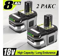 RYOBI Batterie Lithium-ion 18V 8.0Ah haute performance à faible autodécharge compatible avec outils 12V et 18V MAX