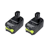 Ryobi Batterie lithium-ion 18V, options haute capacité, confort rechargeable , 2 PACK 6,0Ah