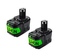 Ryobi Batterie lithium-ion 18V, options haute capacité, confort rechargeable , 2 PACK 9,0Ah